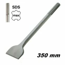 SCALPELLO CON ATTACCO SDS MAX LUNGHEZZA 350 Mm E PUNTA PIATTA A PALETTA 50 Mm