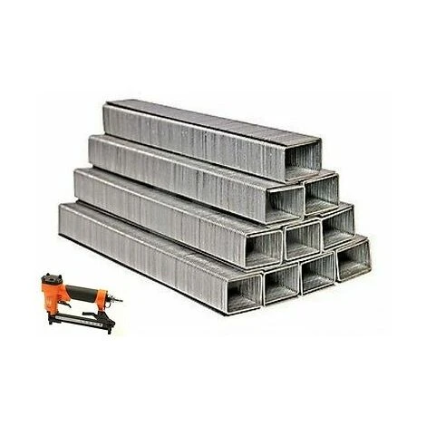 GRAFFETTE PUNTI METALLICI 5000 PZ PER GRAFFETTATRICI PNEUMATICHE 14 Mm 2 GRAFFETTE PUNTI METALLICI 5000 PZ PER GRAFFETTATRICI PNEUMATICHE 14 Mm - immagine 2