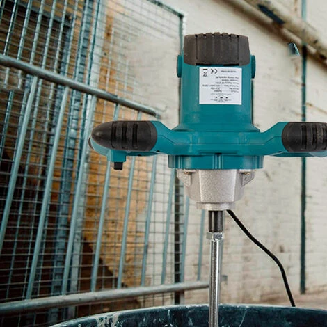 Miscelatore Per Cemento, Malta E Pittura Da 2100 W Con Frusta E Cavo Da 3 Metri 5 Miscelatore Per Cemento, Malta E Pittura Da 2100 W Con Frusta E Cavo Da 3 Metri - immagine 5