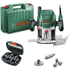 Bosch Hobby POF 1400 ACE Fresatrice Verticale 1400 W Con Set Frese 6 Pz.