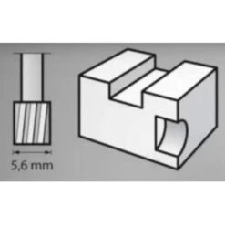FRESA DREMEL TESTA CILINDRICA DIAM. 5.6 MM