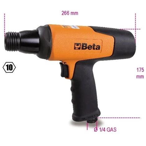 Martello Scalpellatore Pneumatico Beta 1940e10 - 10 Mm 1 Martello Scalpellatore Pneumatico Beta 1940e10 - 10 Mm