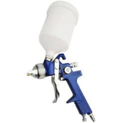 Pistola Vernice Aria 600ml Aerografo Spruzzo HVLP Verniciatura Pittura Spay H827