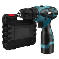 Trapano Avvitatore Doppia Batteria 12V Ricaricabile Portatile Cordless Valigetta