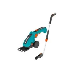 Gardena Set Forbici Per Erba Comfortcut Li: Set Forbici Per Erba A Batteria, Manico Telescopico, Per Tagliare I Bordi Del Prato Comodamente (9858-20)