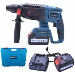 Trapano Scalpellatore Doppia Batteria Martello Demolitore SDS PLUS 4Ah 88V