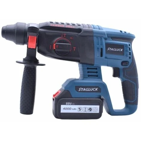 Trapano Scalpellatore Doppia Batteria Martello Demolitore SDS PLUS 4Ah 88V 2 Trapano Scalpellatore Doppia Batteria Martello Demolitore SDS PLUS 4Ah 88V - immagine 2