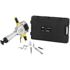 MSW Martello Demolitore Struttura In Metallo Con Custodia Con Rotelle 1600 Colpi/Min -Makitae Outlet 65341114 5