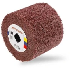 MSW Rullo Abrasivo Rullo Abrasivo Nylon 100 X 120 Mm Grana 60 Satinatrice Politura