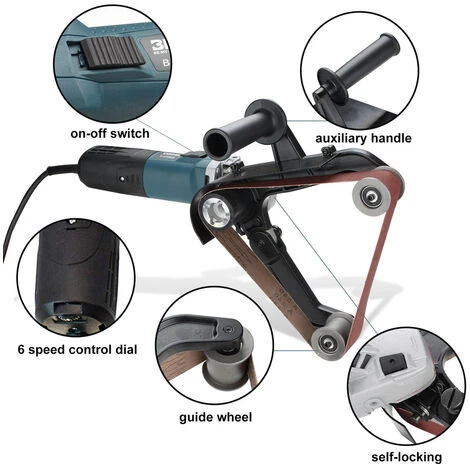 Randaco Smerigliatrice Per Tubi Smerigliatrice A Nastro Lucidatrice Per Tubi In Acciaio Lucidante Per Lavori Di Rettifica Smerigliatrice Per Tubi 5 Randaco Smerigliatrice Per Tubi Smerigliatrice A Nastro Lucidatrice Per Tubi In Acciaio Lucidante Per Lavori Di Rettifica Smerigliatrice Per Tubi - immagine 5