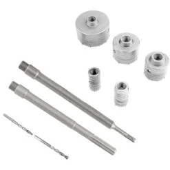 Frese Fresa A Tazza Carotatrice Per Muro 9pz Accessori Trapano 30 40 65 80 100mm -Makitae Outlet 6689733 3