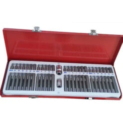 INSERTI CHIAVI BUSSOLE TORX SET 54 PZ- Inserto Meccanica - TORX XZN ESAGONALE