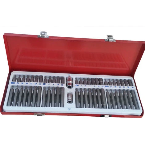 INSERTI CHIAVI BUSSOLE TORX SET 54 PZ- Inserto Meccanica - TORX XZN ESAGONALE 1 INSERTI CHIAVI BUSSOLE TORX SET 54 PZ- Inserto Meccanica - TORX XZN ESAGONALE