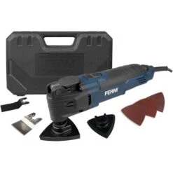 FERM OTM1007 Multiutensile - Oscillante - 300W - Incl. Valigetta E 7 Accessori