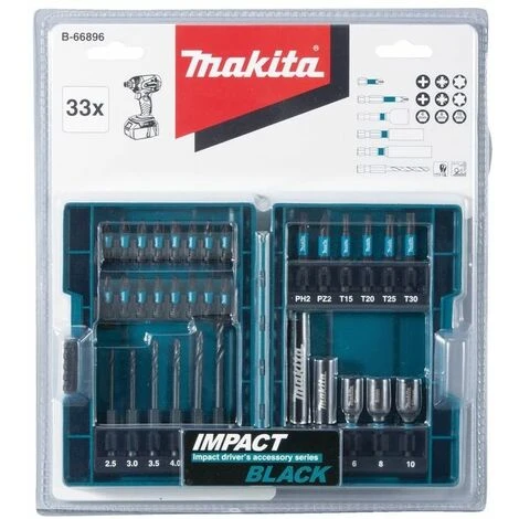 Makita B-66896 Impact Nero Set Punte Per Trapano 4 Makita B-66896 Impact Nero Set Punte Per Trapano - immagine 4