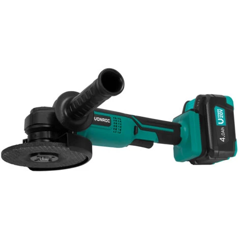 VONROC Smerigliatrice Angolare A Batteria 20V - Ø125MM Inclusi Batteria 4.0Ah E Caricatore Rapido 2 VONROC Smerigliatrice Angolare A Batteria 20V - Ø125MM Inclusi Batteria 4.0Ah E Caricatore Rapido - immagine 2