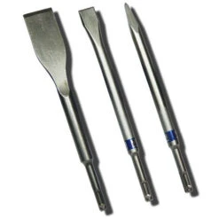Set Di 3 Scalpelli BOSCH LongLife Appuntito, Piatto E A Vanga - SDS-Plus - 2607019159