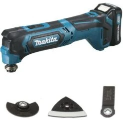 Utensile Multifunzione MAKITA 2 Batterie 10,8V 2,0 Ah, Caricabatterie, Valigetta + Kit Accessori CXT - TM30DSAEX1
