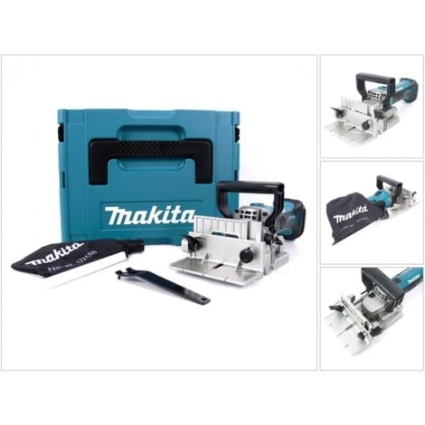 Makita BPJ 180 ZJ Fresatrice Lamellare A Batteria 18V + Valigetta MAKPAC - Senza Batteria, Senza Caricatore 1 Makita BPJ 180 ZJ Fresatrice Lamellare A Batteria 18V + Valigetta MAKPAC - Senza Batteria, Senza Caricatore