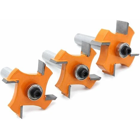 MINKUROW 3 Pezzi Taglialingua E Scanalature, 4 Sfere Per Lame 8 Mm Gambo A T - Taglierina A Forma Di Legno, Strumenti Per La Lavorazione Del Legno Per Porte, Tavoli, Mensole, Pareti E Altro 4 MINKUROW 3 Pezzi Taglialingua E Scanalature, 4 Sfere Per Lame 8 Mm Gambo A T - Taglierina A Forma Di Legno, Strumenti Per La Lavorazione Del Legno Per Porte, Tavoli, Mensole, Pareti E Altro - immagine 4