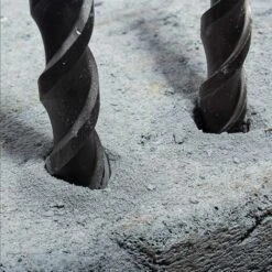 Set Di Punte Da Trapano Per Calcestruzzo Da 5 Pezzi, 6 6,5 8 10 12 X 110- 160 Mm Set Di Punte Da Trapano Per Metallo Di Alta Qualità, Punte Da Trapano Sds Per Piastrelle In Ceramica E Muratura In Ceme -Makitae Outlet 69790590 3