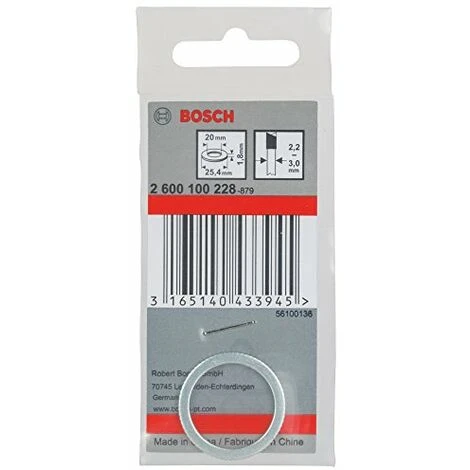 BOSCH 2600100228 - Reductor 25.4x20x1.8: Disco 2,2-3mm 2 BOSCH 2600100228 - Reductor 25.4x20x1.8: Disco 2,2-3mm - immagine 2