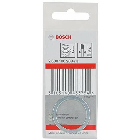 BOSCH, 2600100209, Ridurre Ring Per Lame Circolari, 30 X 24 X 1,2 Mm 2 BOSCH, 2600100209, Ridurre Ring Per Lame Circolari, 30 X 24 X 1,2 Mm - immagine 2