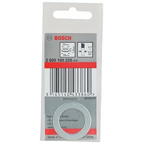 BOSCH 2600100220 - Reductor 30x20x1.5: Disco 1,7-2,2mm 2 BOSCH 2600100220 - Reductor 30x20x1.5: Disco 1,7-2,2mm - immagine 2