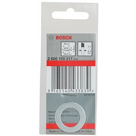 BOSCH 2600100217 - Reductor 25.4x16x1.5: Disco 1,7-2,2mm 2 BOSCH 2600100217 - Reductor 25.4x16x1.5: Disco 1,7-2,2mm - immagine 2
