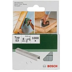 Bosch Graffe Tipo 53, 11, 4 X 0, 74 X 8 Mm, Accessorio Graffatrice 6 Bosch Graffe Tipo 53, 11, 4 X 0, 74 X 8 Mm, Accessorio Graffatrice -Makitae Outlet 70750820 3