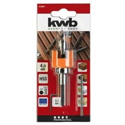 Kwb Drill Hardwood HSS-M2 Con Fermata Di Profondità E Svasatura, Ø 4 Mm -Makitae Outlet 70774291 3