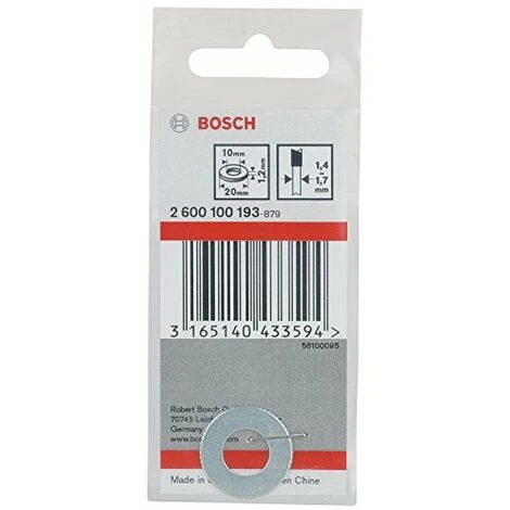 Bosch 2600100193 - Anello Di Riduzione Per Seghe Circolari, 20 X 10 X 1,2 Mm 2 Bosch 2600100193 - Anello Di Riduzione Per Seghe Circolari, 20 X 10 X 1,2 Mm - immagine 2