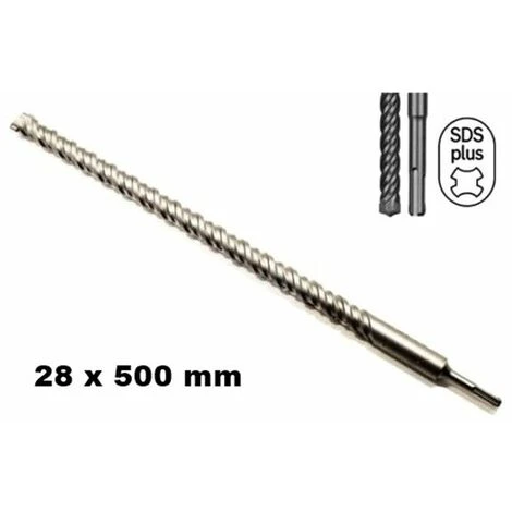 WD PUNTA PER TRAPANO SDS PLUS 28 X 500 Mm AL WIDIA PER CEMENTO E PIETRA. 1 WD PUNTA PER TRAPANO SDS PLUS 28 X 500 Mm AL WIDIA PER CEMENTO E PIETRA.