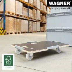 Aiuto Di Trasporto Mm 1381 I 63 X 43 Cm - Container Pesante Impostazione I Capacità Di Carico 250 Kg -Makitae Outlet 72581899 3