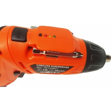 Kit Trapano Avvitatore A Batteria Cacciavite Ricaricabile Snodabile ZW-45KIT 2 Kit Trapano Avvitatore A Batteria Cacciavite Ricaricabile Snodabile ZW-45KIT - immagine 2