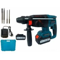 TRAPANO TASSELLATORE A BATTERIA 88V MARTELLO PERFORATORE A PERCUSSIONE SDS PLUS