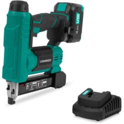 VONROC Pistola Graffatrice Chiodatrice 20V - Con Batteria 4.0Ah E Caricatore Rapido