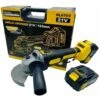 Smerigliatrice Angolare A Doppia Batteria Flex 125 Mm 21V 4 Ah Motore Brushless