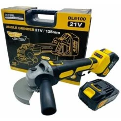 Smerigliatrice Angolare A Doppia Batteria Flex 125 Mm 21V 4 Ah Motore Brushless