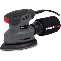 POWERPLUS POWE40020 140W MULTI SANDER BLACK, GREY POWER SANDER - POWER SANDERS (MULTI SANDER, HANDHELD SANDER, BLACK, GREY, DUST