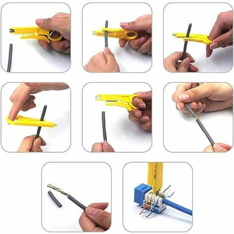 Strumento Di Montaggio Per Scatola Di Rete, Zone Di Permutazione, Scatola Di Montaggio E Scatola Da Incasso, Cavo Di Collegamento Con Tronchese 4 Strumento Di Montaggio Per Scatola Di Rete, Zone Di Permutazione, Scatola Di Montaggio E Scatola Da Incasso, Cavo Di Collegamento Con Tronchese - immagine 4