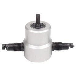 Nibble Metal Cutter Doppia Testa Foglio Roditrice Sega Cutter Tool Drill Attachment Utensile Da Taglio Gratuito Roditrice Foglio Di Riparazione Auto Metal Cutter -Makitae Outlet 74763820 5