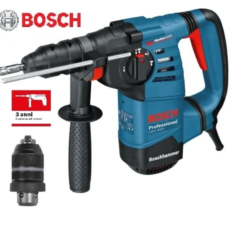BOSCH GBH 3000 MARTELLO DEMOLITORE SDS PLUS PERFORATORE TASSELLATORE PERCUSSIONE 1 BOSCH GBH 3000 MARTELLO DEMOLITORE SDS PLUS PERFORATORE TASSELLATORE PERCUSSIONE