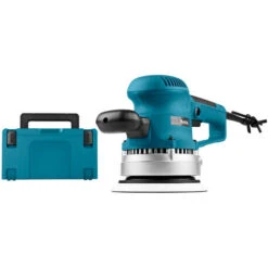 Makita BO6030JX LEVIGATRICE ORBITALE 310W 150 Mm + ACCESSORI