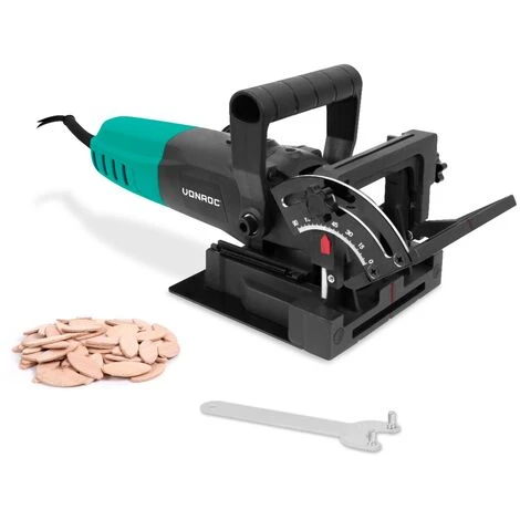 VONROC Fresatrice Lamellare 900W Con 50 Biscotti E Sacchetto Per La Polvere 1 VONROC Fresatrice Lamellare 900W Con 50 Biscotti E Sacchetto Per La Polvere