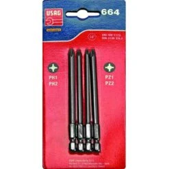 USAG 664 S4/100 U06640210 Assortimento Inserti In Blister Attacco 1/4’’ -Makitae Outlet 76194213 4