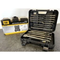 Set Di Punte E Scalpelli SDS Plus 17 Pezzi In Pratica Valigetta CAT DA03902 5 Set Di Punte E Scalpelli SDS Plus 17 Pezzi In Pratica Valigetta CAT DA03902 -Makitae Outlet 76658436 3