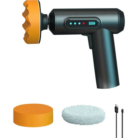 2000 RPM Lucidatrice Per Auto Cordless Portatile Portatile Lucidatrice Per Auto Elettrica Lucidatrice Multifunzione Per Riparazioni Di Graffi Con 3 Tamponi Per Lucidatura 1 2000 RPM Lucidatrice Per Auto Cordless Portatile Portatile Lucidatrice Per Auto Elettrica Lucidatrice Multifunzione Per Riparazioni Di Graffi Con 3 Tamponi Per Lucidatura