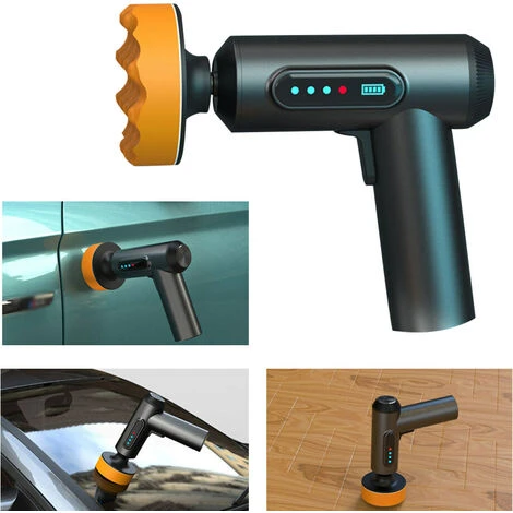 2000 RPM Lucidatrice Per Auto Cordless Portatile Portatile Lucidatrice Per Auto Elettrica Lucidatrice Multifunzione Per Riparazioni Di Graffi Con 3 Tamponi Per Lucidatura 2 2000 RPM Lucidatrice Per Auto Cordless Portatile Portatile Lucidatrice Per Auto Elettrica Lucidatrice Multifunzione Per Riparazioni Di Graffi Con 3 Tamponi Per Lucidatura - immagine 2