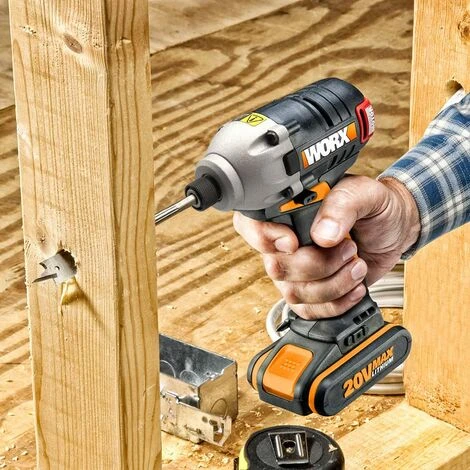 Worx WX261.9 Avvitatore Ad Impulsi Brushless 230nm. 20V A Batteria - Solo Corpo Macchina 2 Worx WX261.9 Avvitatore Ad Impulsi Brushless 230nm. 20V A Batteria - Solo Corpo Macchina - immagine 2